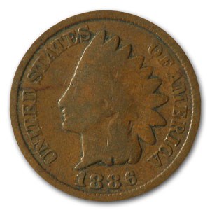 1886 Indian Head Cent Type-II Good+ 1886 Indian Head Cent Type-II Good+